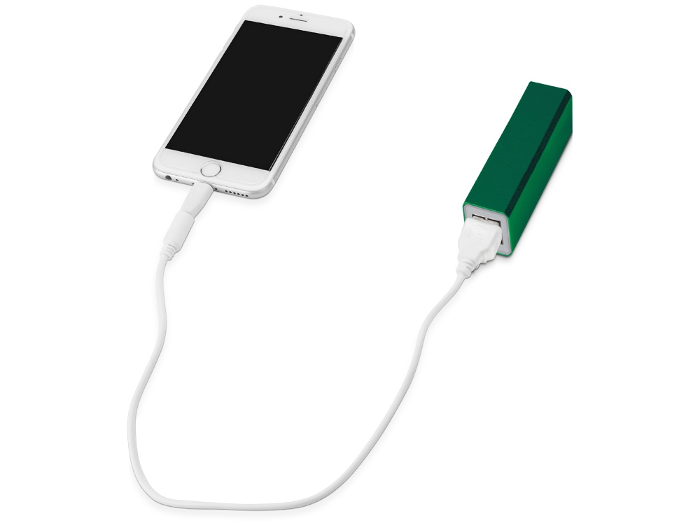 Портативное зарядное устройство "Брадуэлл", 2200 mAh, зеленый-1