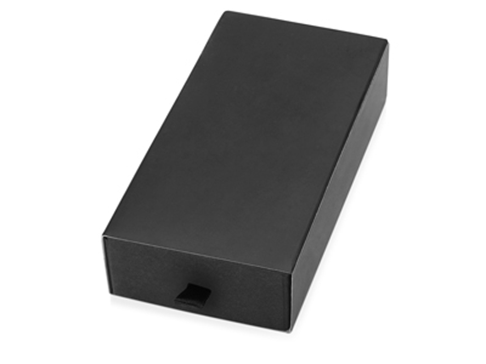Портативное зарядное устройство "Спайк", 8000 mAh, черный-7