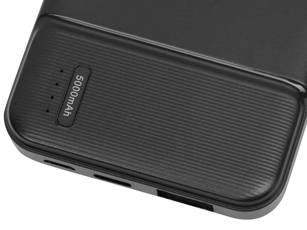 Внешний аккумулятор Evolt "Mosaic", 5000 mAh, черный-2