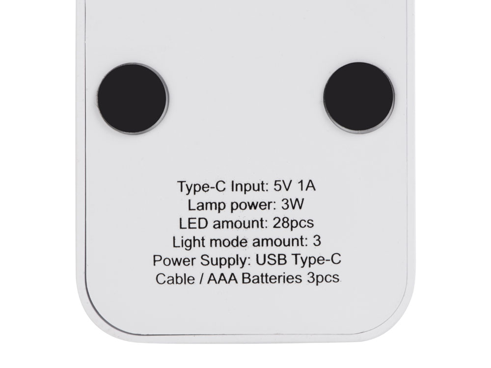 Складывающаяся настольная LED лампа "Stack N", 3 Вт, белый-13