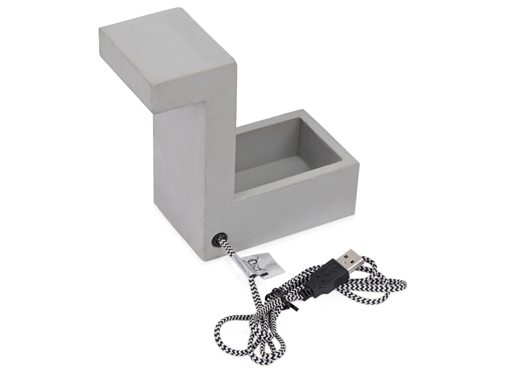Настольная лампа из бетона "Blok Lamp"-1