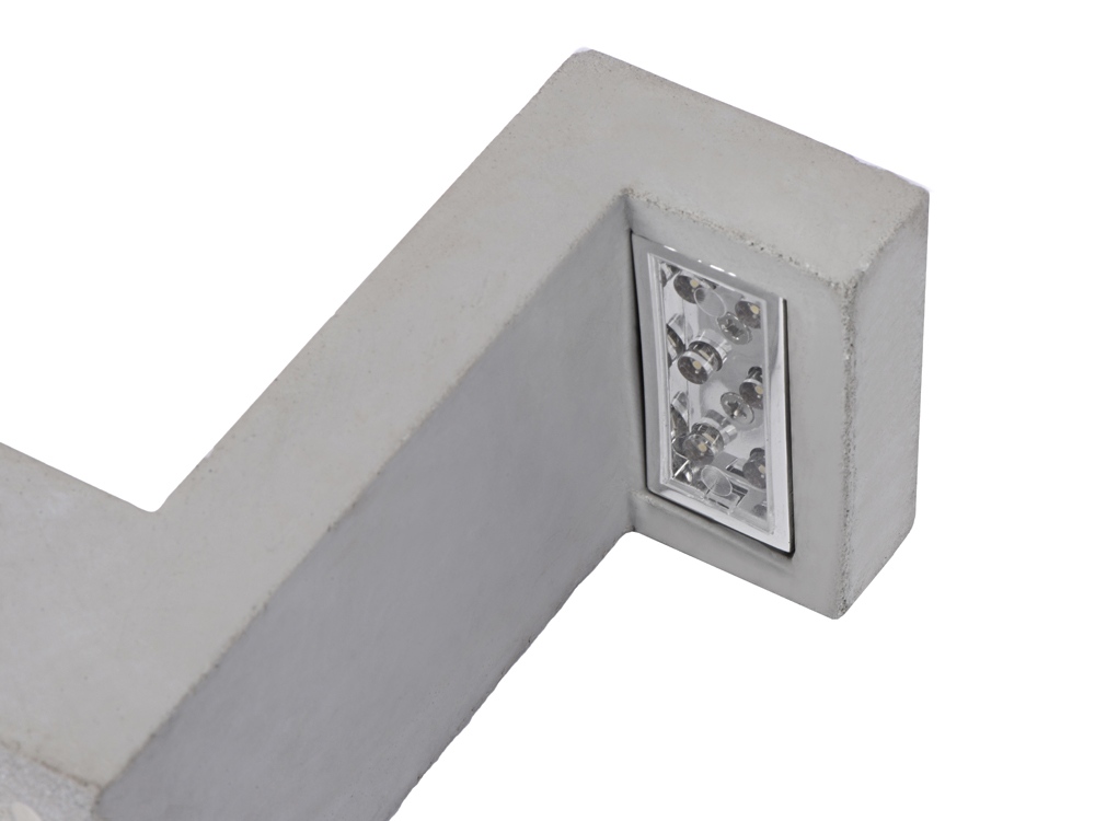 Настольная лампа из бетона "Blok Lamp"-4