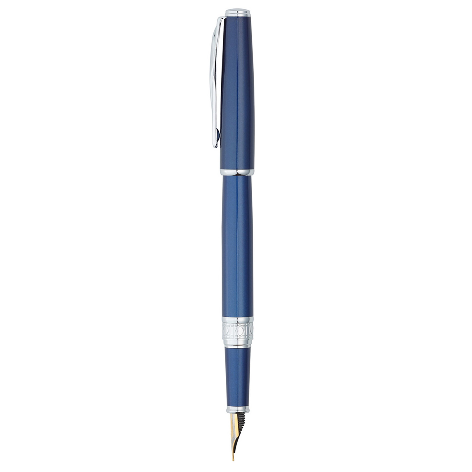 Ручка перьевая Pierre Cardin коллекция «СЕКРЕТ БИЗНЕС | SECRET BUSINESS». Корпус и колпачок - латунь и лак. Отделка и детали дизайна - сталь, хром. Съемный колпачок. Перо - нержавеющая сталь с позолотой. Размер пера - средний (М), 0,7-0,8 мм. Цвет - перла-5