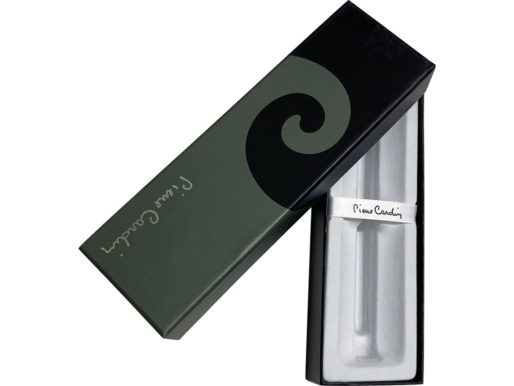 Ручка шариковая Pierre Cardin CAPRE. Цвет - черный. Упаковка Е-2.-3