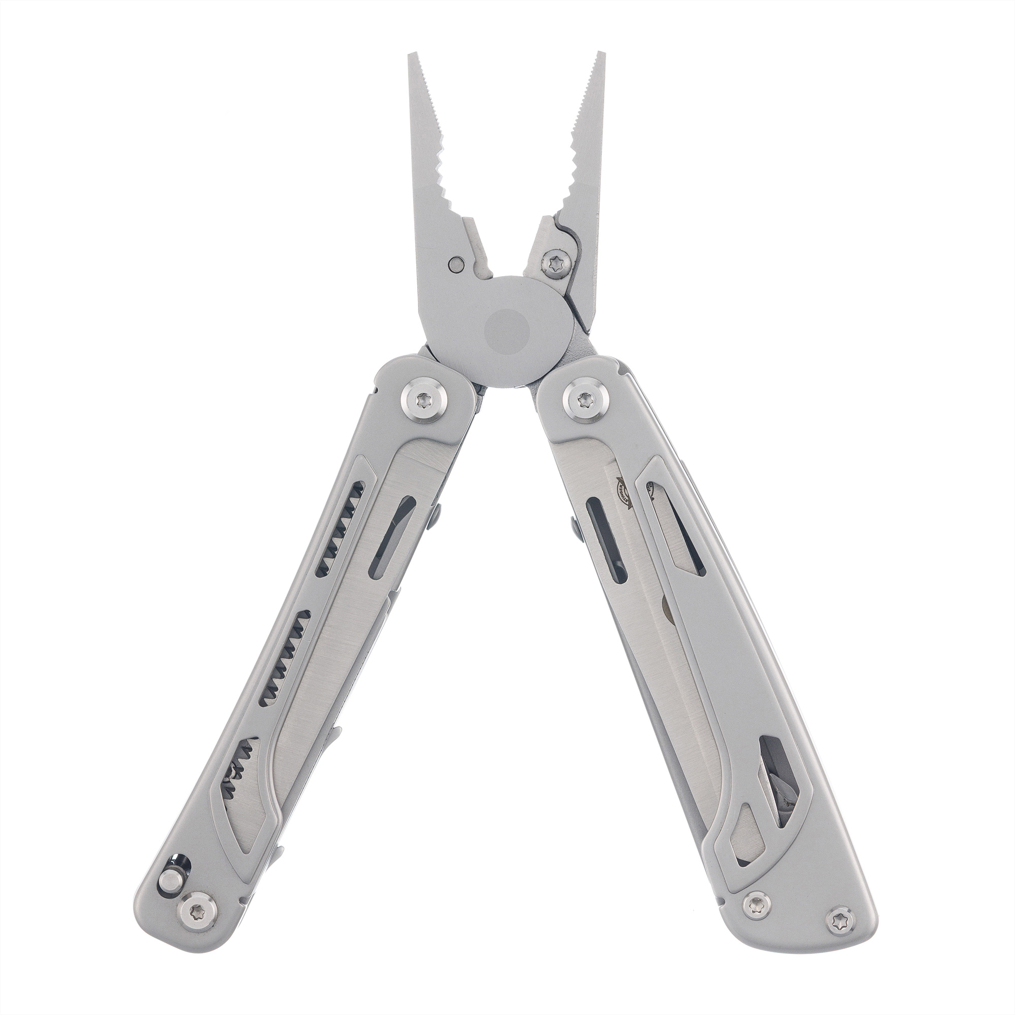 Мультитул Stinger, 106 х 43 мм, 19 функций, нержавеющая сталь, серебристый, в комплекте нейлоновый чехол, в картонной коробке-2