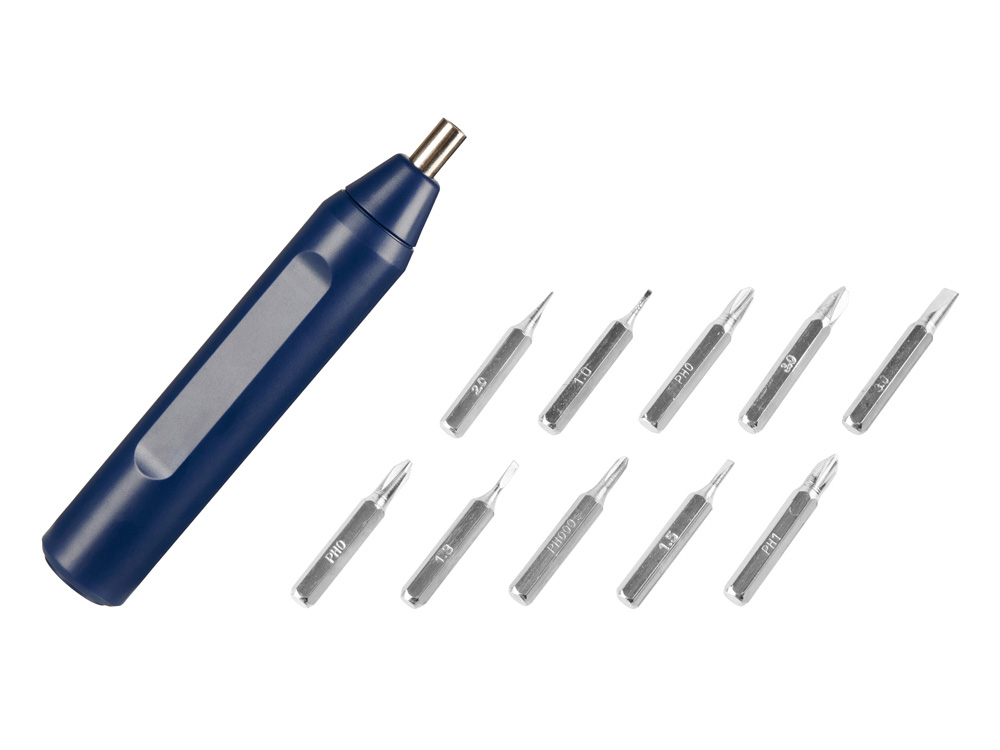 Отвертка "Drill" 10-в-1, синий-1