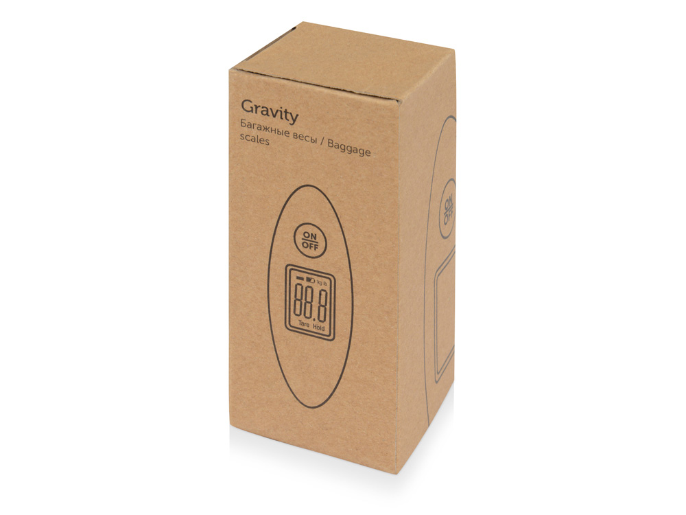 Багажные весы с покрытием soft touch «Gravity», синий-6