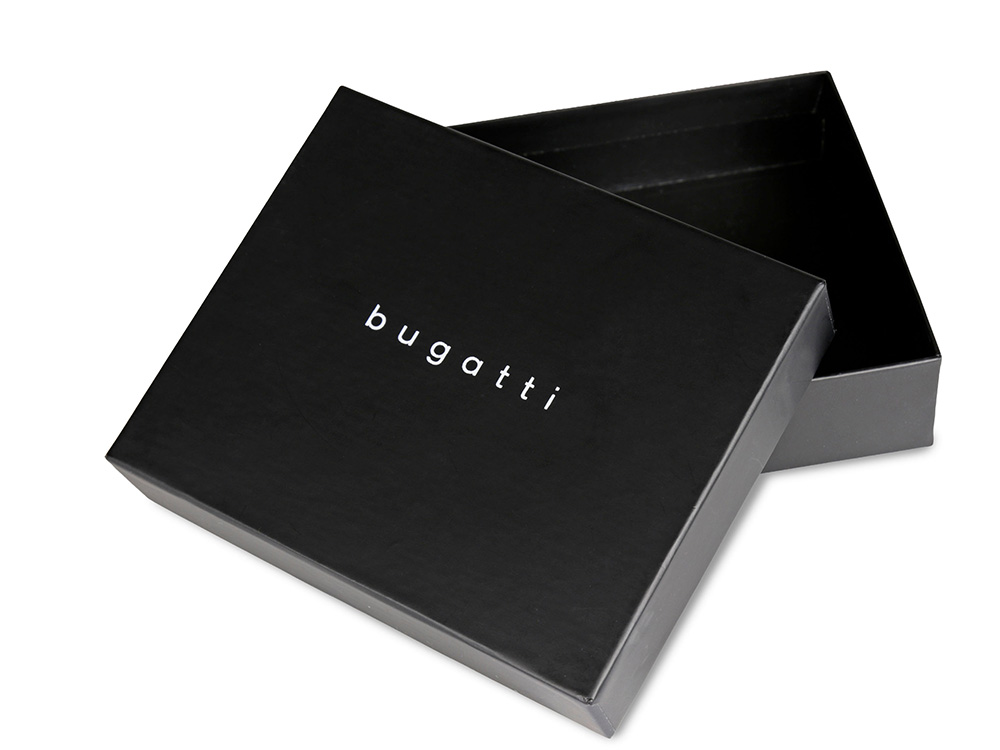 Портмоне для кредитных карт BUGATTI КОМЕТА | COMET, с защитой данных RFID, черное, натуральная воловья кожа, 10,2х0,2х8,2 см-6
