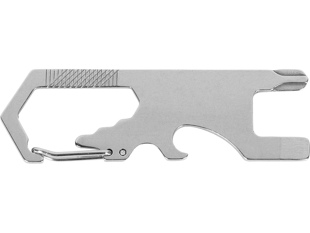 Мультиинструмент "Carabiner", серебристый-2
