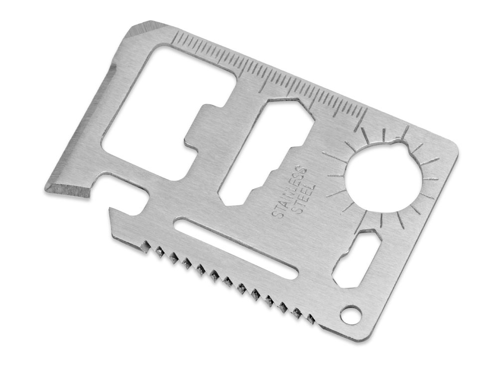 Мультиинструмент в чехле "Helper mini", стальной-2