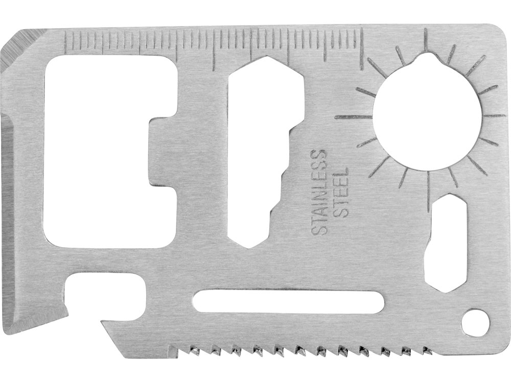 Мультиинструмент в чехле "Helper mini", стальной-6