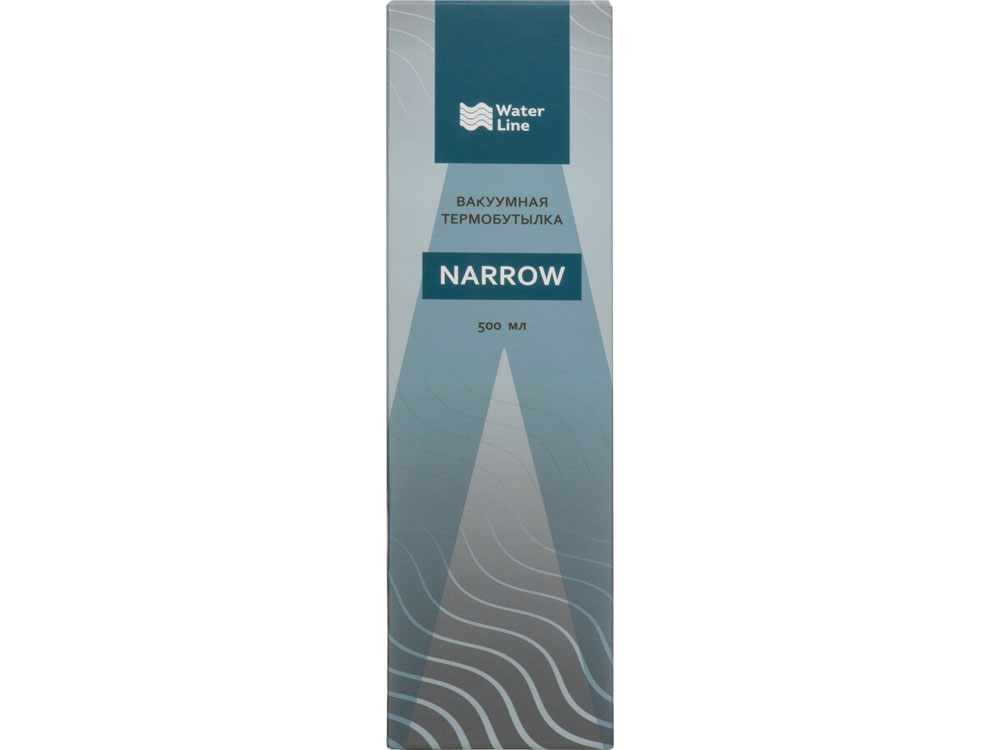 Термобутылка «Narrow» с вакуумной медной изоляцией, 500 мл, серебристый (Р)-8
