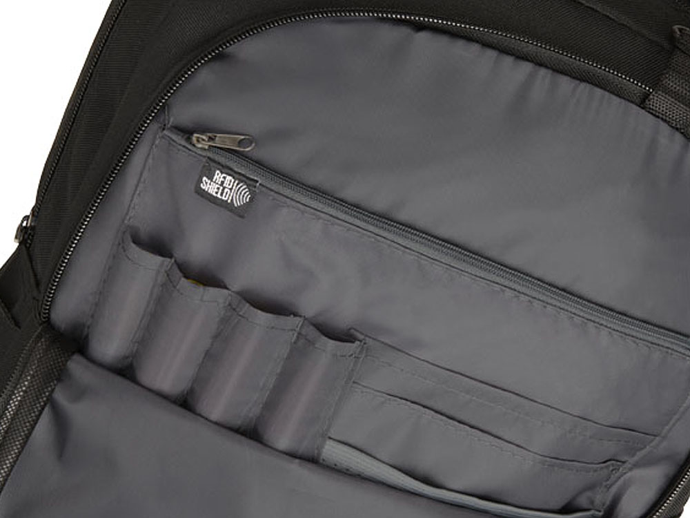 Рюкзак Ravy для ноутбука 15.6" с защитой RFID, черный-3