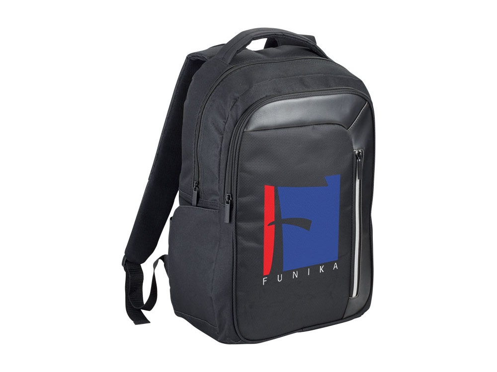 Рюкзак Ravy для ноутбука 15.6" с защитой RFID, черный-10