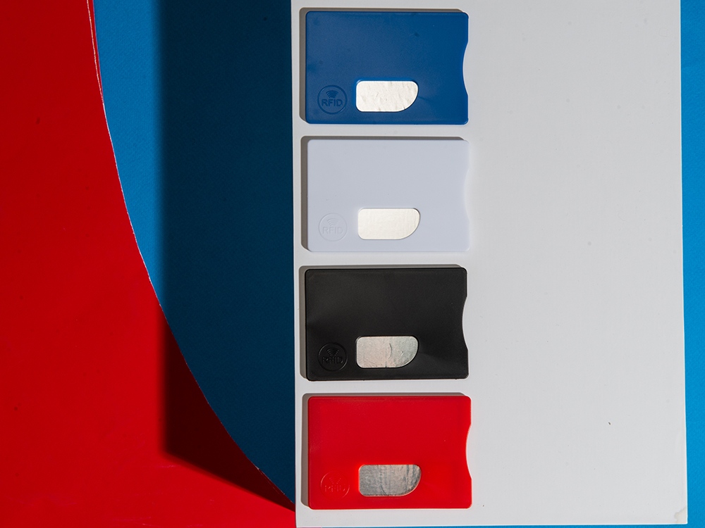 Защитный RFID чехол для кредитной карты "Arnox", красный-3
