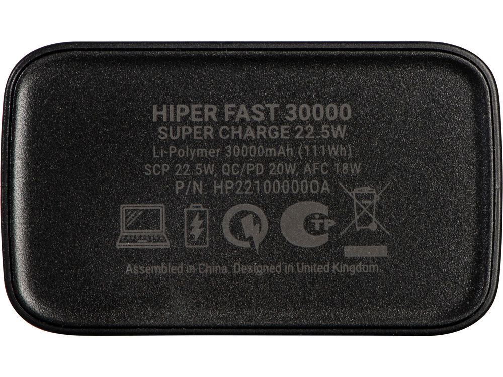 Портативный внешний аккумулятор FAST 30000 Black (P)-5