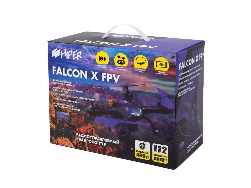 Радиоуправляемый квадрокоптер HIPER "FALCON X FPV"-14
