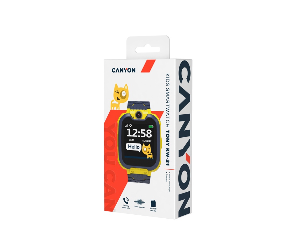Детские часы Canyon Tony KW-31, желто-серый (Р)-3