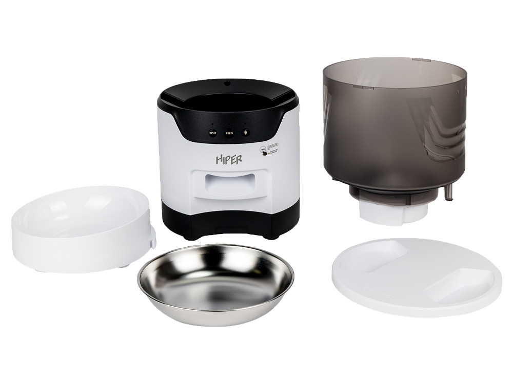 Умная Wi-Fi кормушка «IoT Pet Feeder», 3000 мл, белый/черный-6