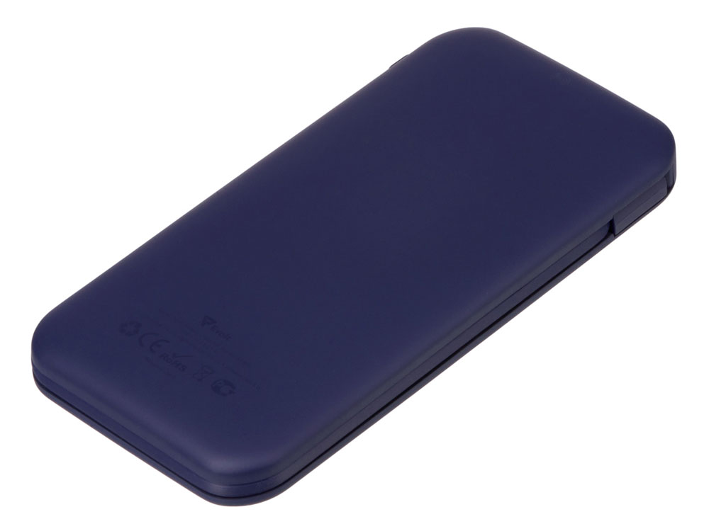 Внешний беспроводной аккумулятор с подсветкой лого «Astro», 10000 mAh, темно-синий (Р)-1