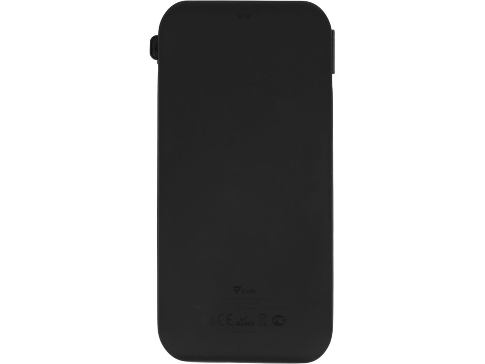 Внешний беспроводной аккумулятор с подсветкой лого «Astro», 10000 mAh, черный-5