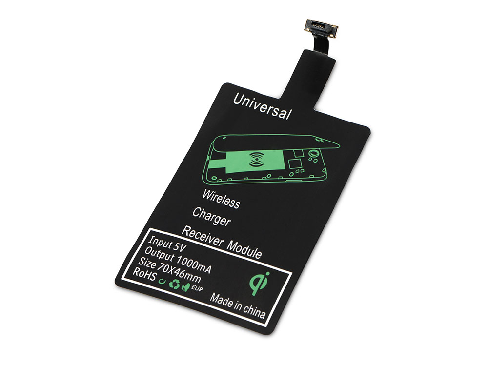 Приёмник Qi для беспроводной зарядки телефона, Micro USB-1