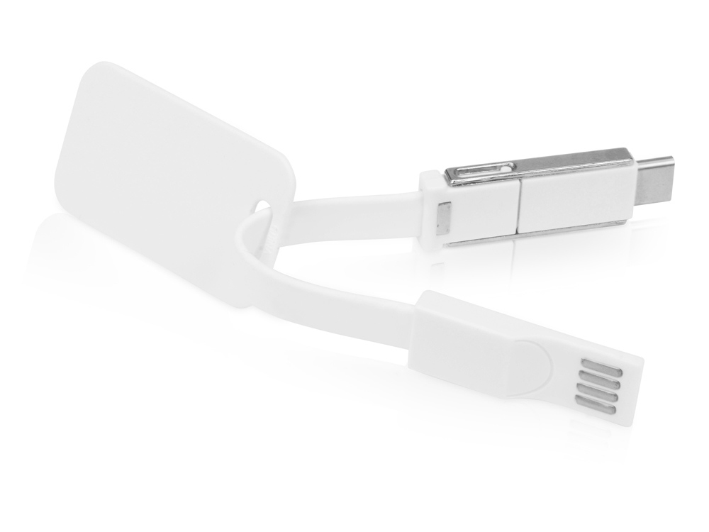 Зарядный кабель 3-в-1 "Charge-it", белый-2