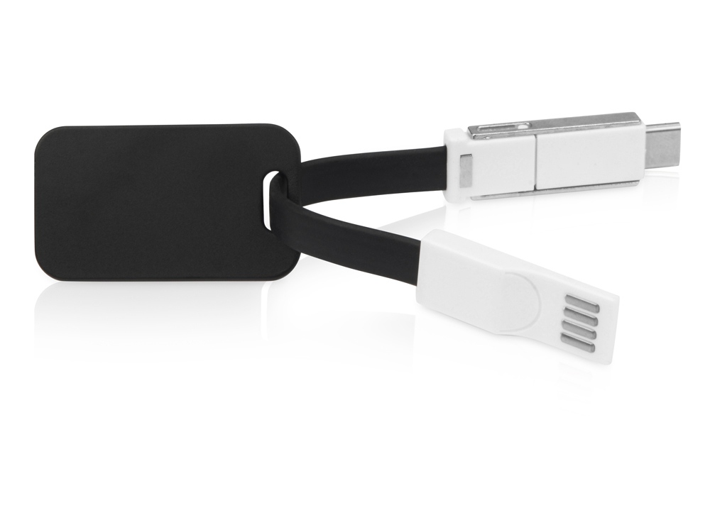 Зарядный кабель 3-в-1 "Charge-it", черный-2
