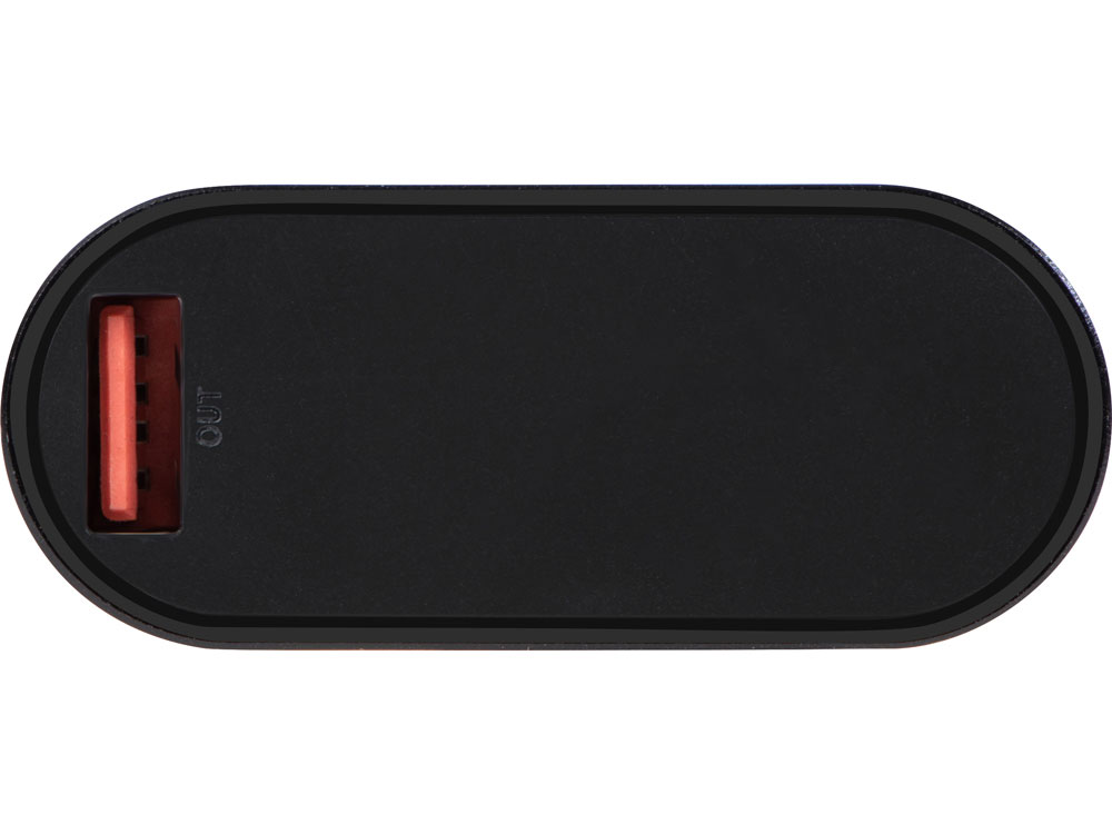 Внешний аккумулятор с QC/PD "Qwik", 10000 mah, черный (Р)-4