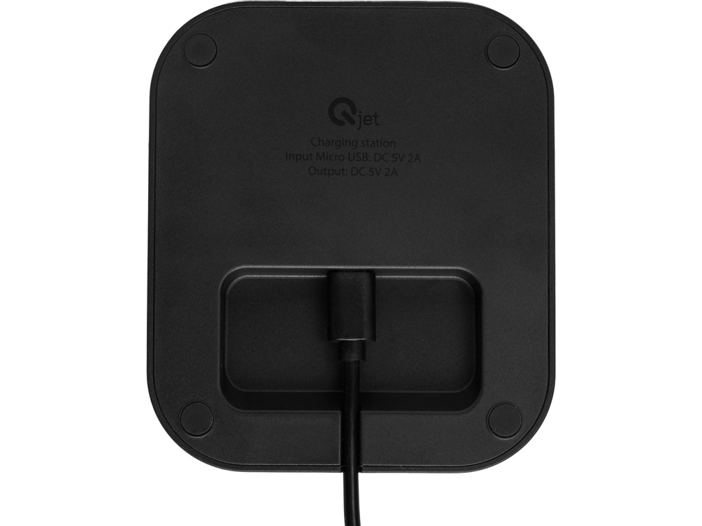 Портативное беспроводное зарядное устройство с док-станцией "Uniq", 10000 mah, черный-16