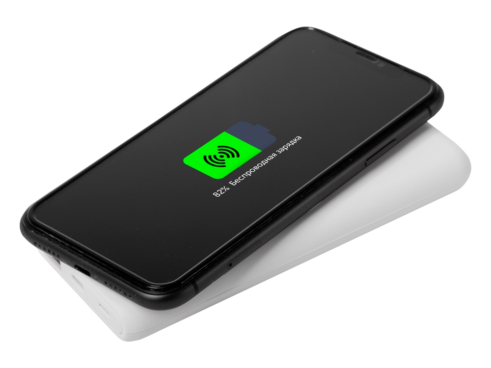 Внешний беспроводной аккумулятор c QC/PD "Reload", 10000 mAh, белый-2