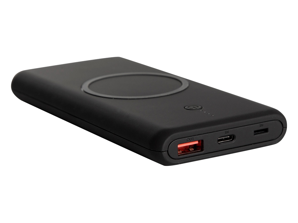 Внешний беспроводной аккумулятор c QC/PD "Reload", 10000 mAh, черный (Р)-3