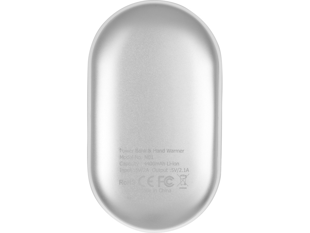 Портативное зарядное устройство с функцией обогрева «Handy», 4400 mAh-5