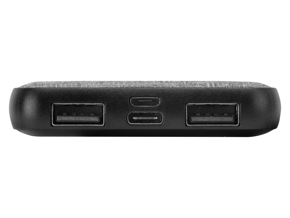 Портативное зарядное устройство из rPET "Reborn", 5000 mAh, серый-6