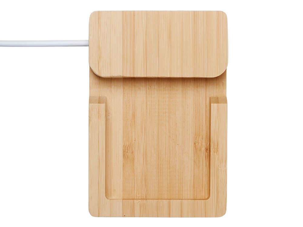 USB хаб «Memo», 2*USB, 2*Type C, бамбук-6