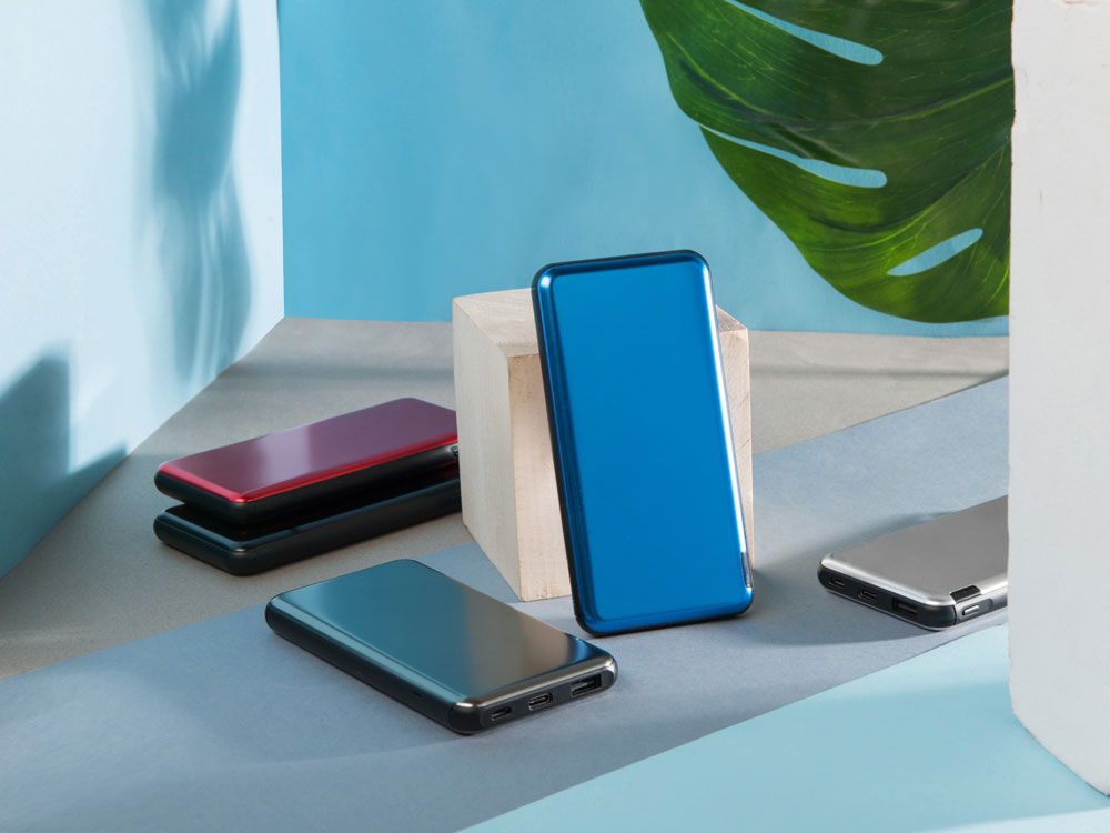 Внешний аккумулятор «Forge» v.2, металл, 10000mah, серый-11