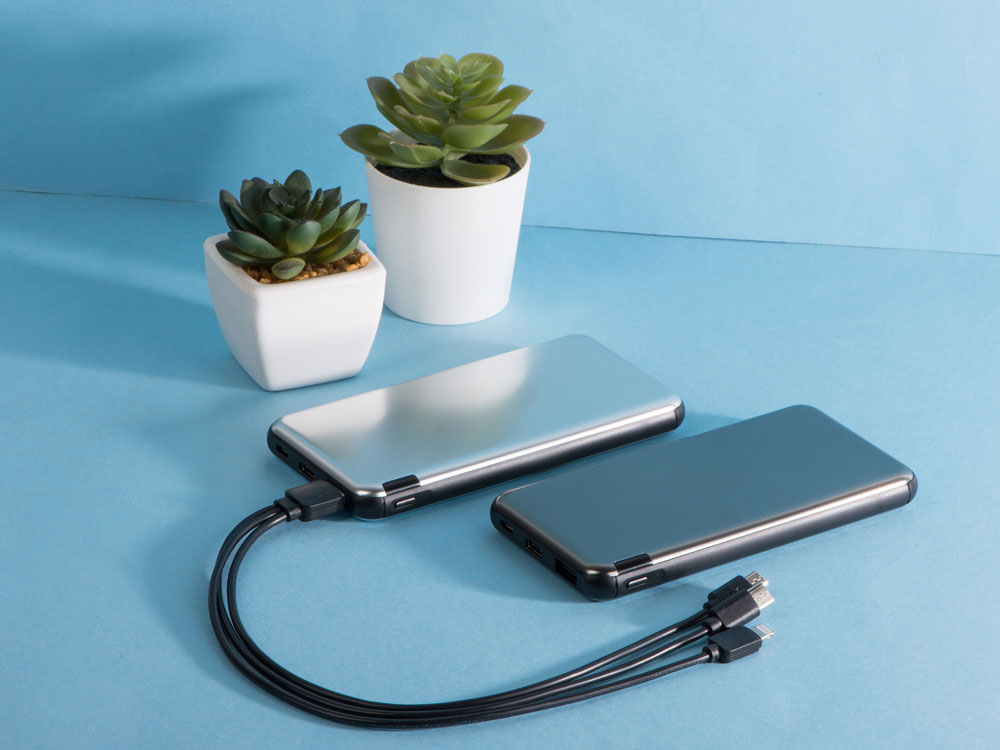 Внешний аккумулятор «Forge» v.2, металл, 10000mah, серый-13