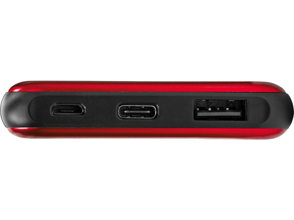 Внешний аккумулятор «Forge» v.2, металл, 10000mah, красный-3