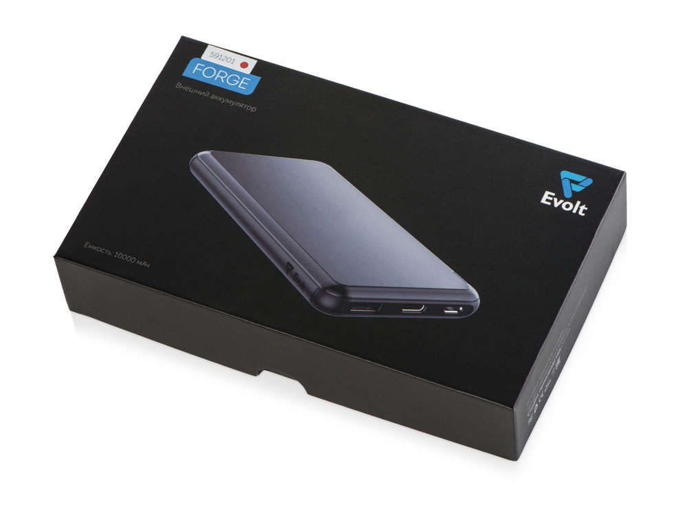 Внешний аккумулятор «Forge» v.2, металл, 10000mah, красный-7
