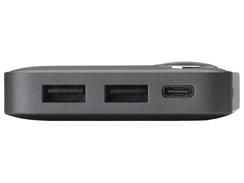 Внешний аккумулятор с дисплеем «Mild», 10 000 mAh, темно-серый-5