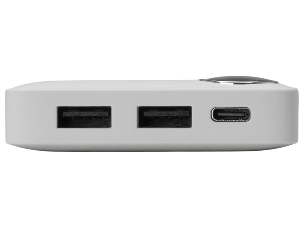 Внешний аккумулятор с дисплеем «Mild», 10 000 mAh, белый-6