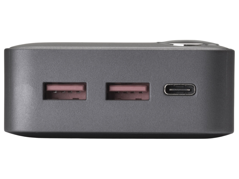 Внешний аккумулятор «Mild Pro» c быстрой зарядкой QC/PD, 20 000 mAh, серый (Р)-5