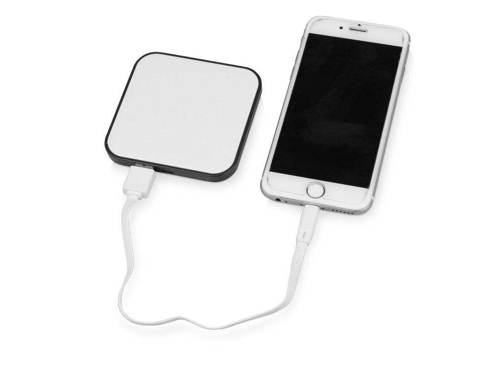 Портативное зарядное устройство (power bank) "Квадрум", 2600 mAh, черный-1