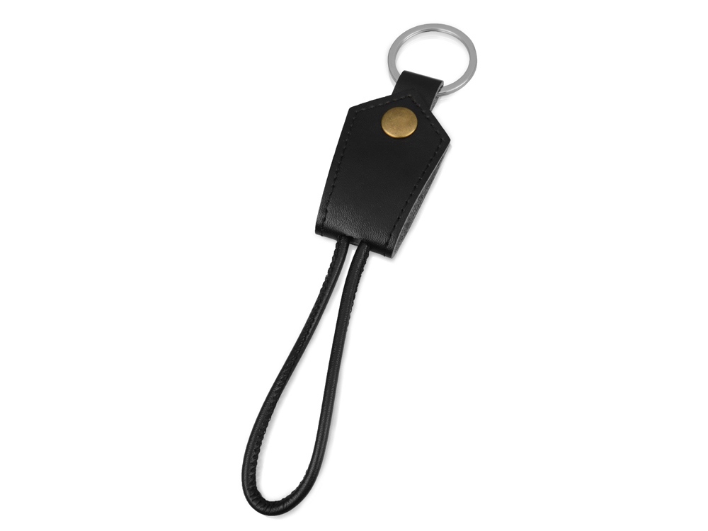 Кабель-брелок USB-MicroUSB «Pelle», черный-1