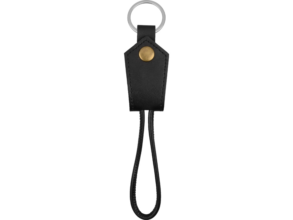 Кабель-брелок USB-MicroUSB «Pelle», черный-4