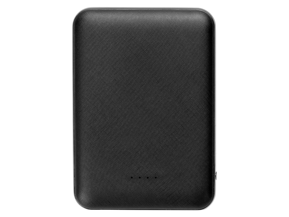 Портативное зарядное устройство"Grind", 5000 mAh, черный-4