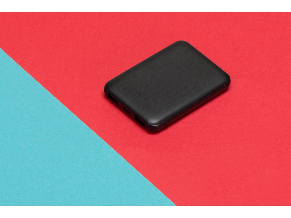 Портативное зарядное устройство"Grind", 5000 mAh, черный-1