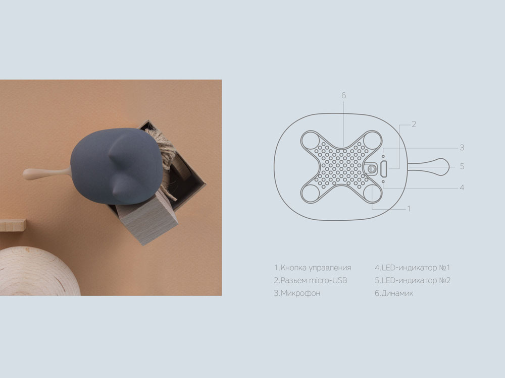Портативная акустика Rombica Mysound Tito 2C, темно-серый (Р)-9