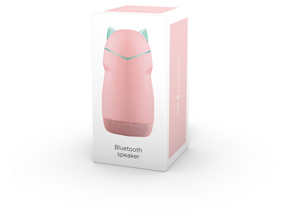Портативная акустика Rombica Mysound Kitty 3C, розовый-3