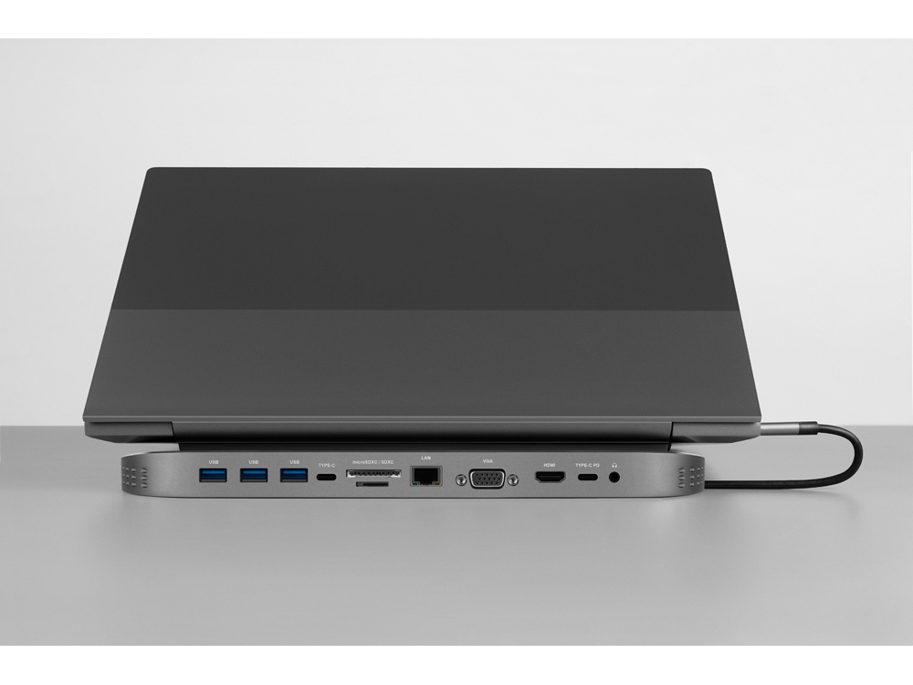 Хаб USB Rombica Type-C Falcon Black (Р)-11